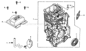 Page I Diagram and Parts List for 1054-0  Briggs and Stratton Pressure Washer